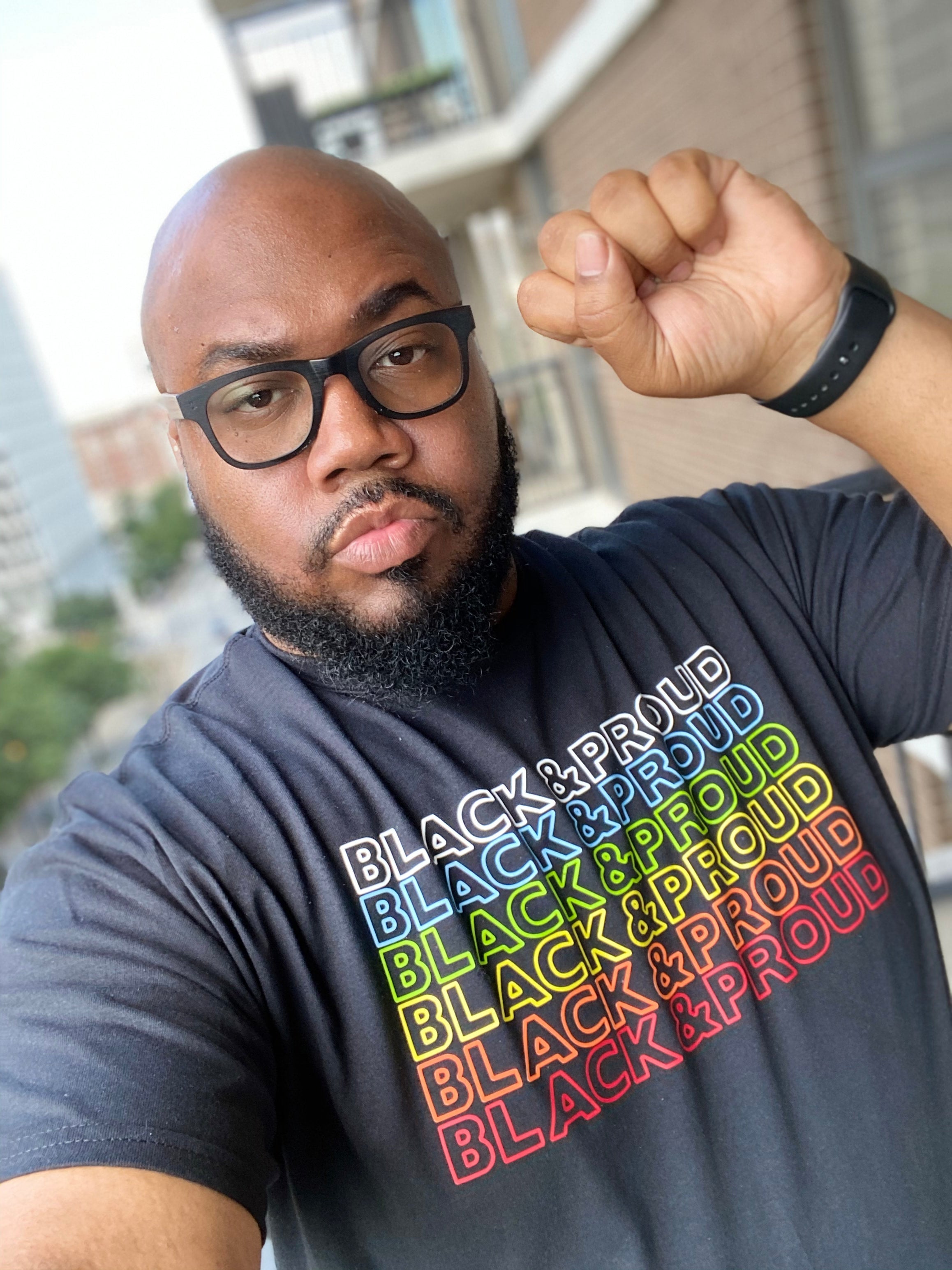 Proud to new arrivals be black shirt